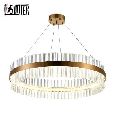 Wholesale luxury k9 American Iron Villa luxury modern crystal chandelier Indoor for home