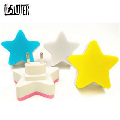 china suppliers The stars shape Mini LED 0.5W Children's eye lamp Led night light