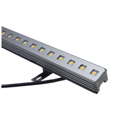 Led line light outdoor building wall wash light 10W12W building outline light monochrome and RGB external control 24v