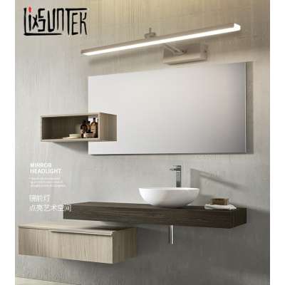 Mirror headlight toilet bathroom toilet toilet mirror cabinet dedicated wall lamp makeup led dresser mirror