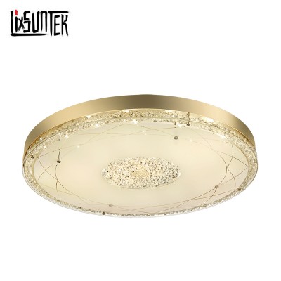 March Discount Hot Sale led recessed flush mount color modern Led acrylic 80W led ceiling light gold for living room bedroom